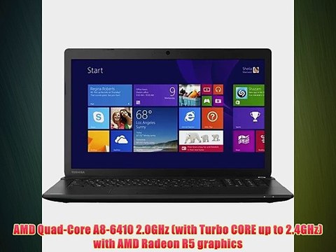 Toshiba Satellite C75D-B7300 17.3 Laptop PC - AMD Quad-Core A8 6GB DDR3 750GB HD DVDÂ±RW/CD-RW