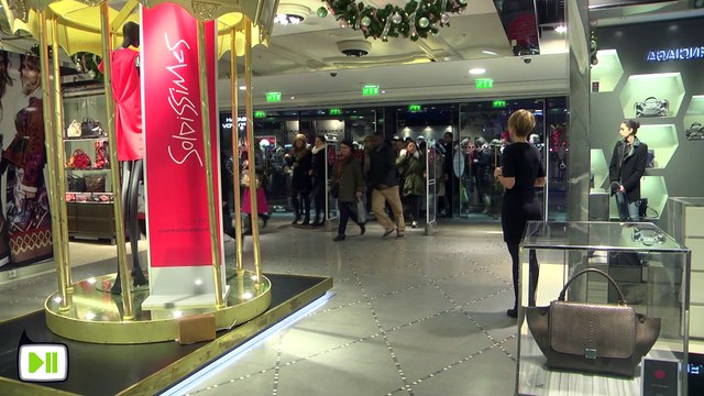 Ouverture des soldes aux Galeries Lafayette de Strasbourg