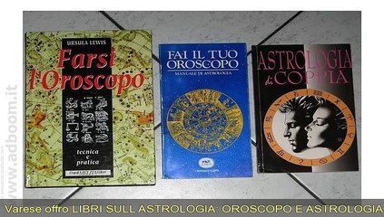 VARESE,    LIBRI SULL ASTROLOGIA: OROSCOPO E ASTROLOGIA DI COPPIA EURO 15