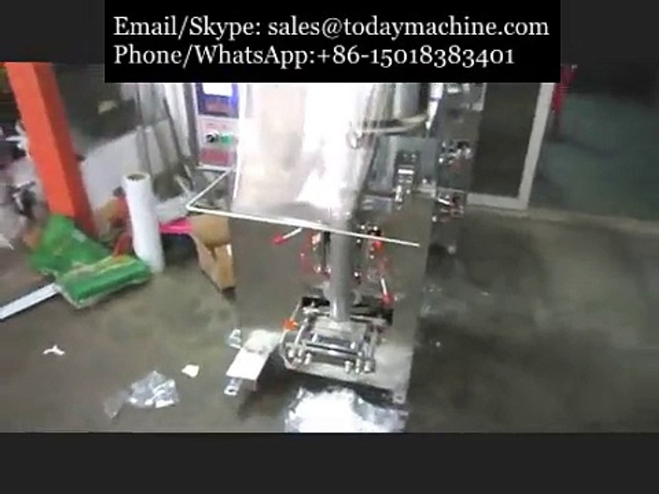 Seasoning powder bag packing machine,Bean or Children Food Triangle Bag Packaging Machine~2