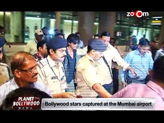 Bollywood stars captured at Mumbai airport
