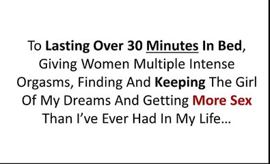 How  To Stop Prematurely Ejaculating