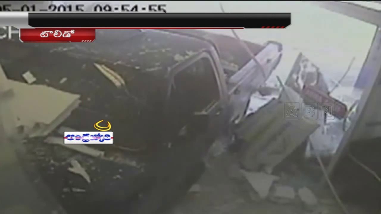 Brazil woman escapes death as truck crashes through office wall