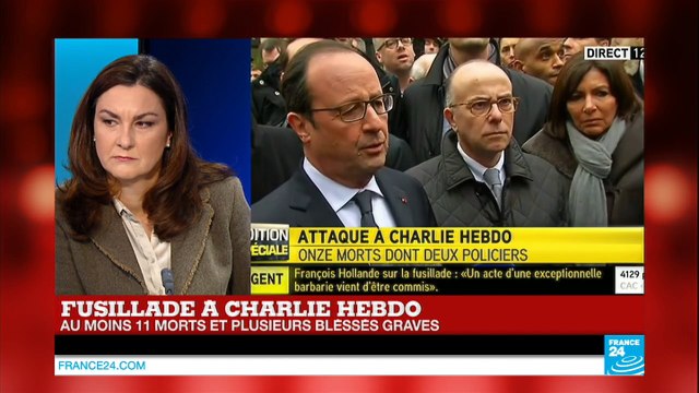 Fusillade Charlie Hebdo : Un attentat terroriste, cela ne fait pas de doute François Hollande