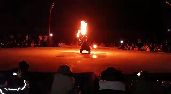 Amazing Tanoura dance in Desert Camp, Belly Dance Dubai Safari, RFK Holidays