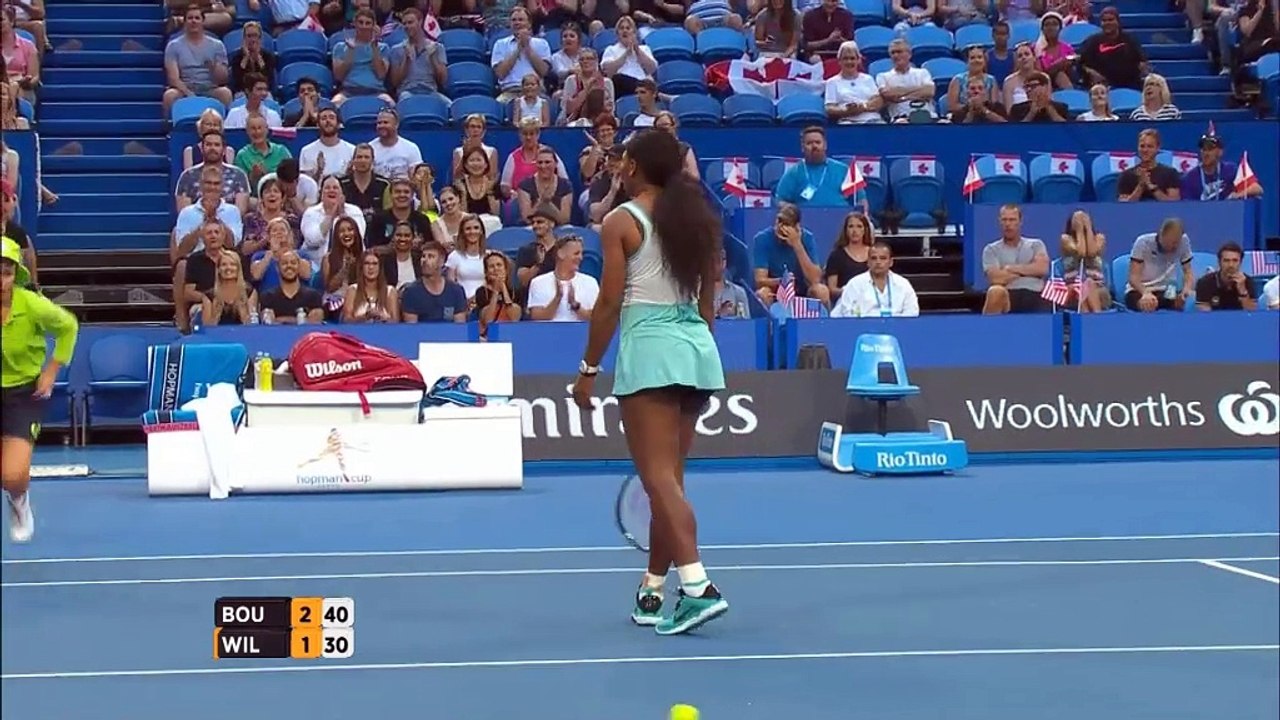 Hopman Cup: Bouchard vermöbelt Serena