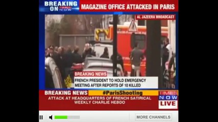 12 morts après une fusillade par au moins 2 hommes au siège de Charlie Hebdo