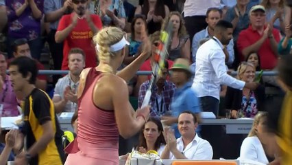 Wozniacki passes Townsend test