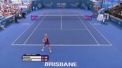 Suarez Navarro battles past Lucic-Baroni