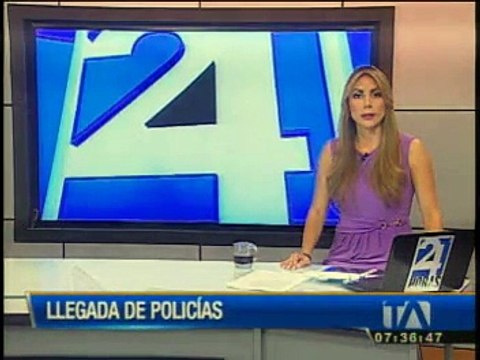 Policías procesados por tráfico ilegal de drogas fueron trasladados al CRS de Cotopaxi