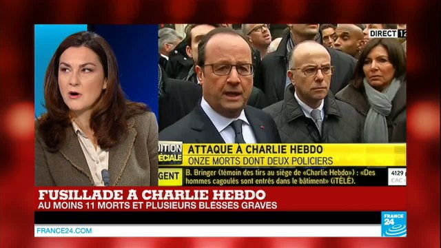 Fusillade Charlie Hebdo : Un attentat terroriste, cela ne fait pas de doute François Hollande