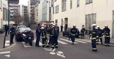 Paris'teki Saldırı, Derginin Bulunduğu Sokaktan Böyle Görüntülendi