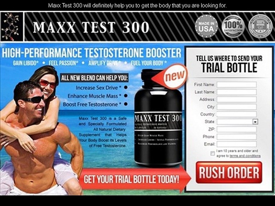 Maxx Test 300 Review – what happens when you take a testosterone supplement