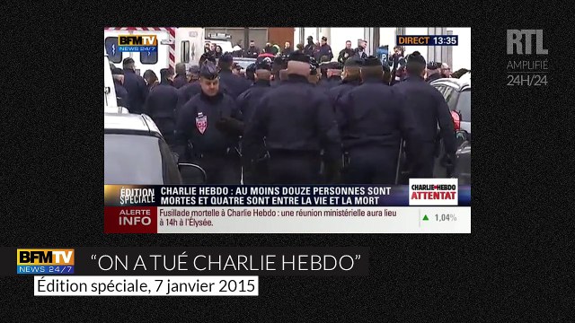 On a tué Charlie Hebdo , crient les suspects de la fusillade contre le journal satirique