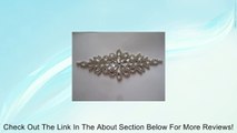 Elegant Sash/Wedding Applique - Rhinestones Hot Fix or Sew On Review