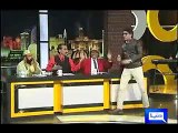 Parodi song HONT RASEELY TERE by DJ in Mazaaq Raat - 05 Jan 2015