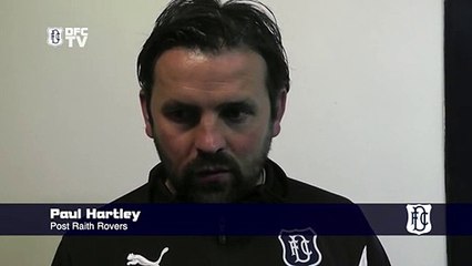 Paul Hartley post Raith Rovers League Cup