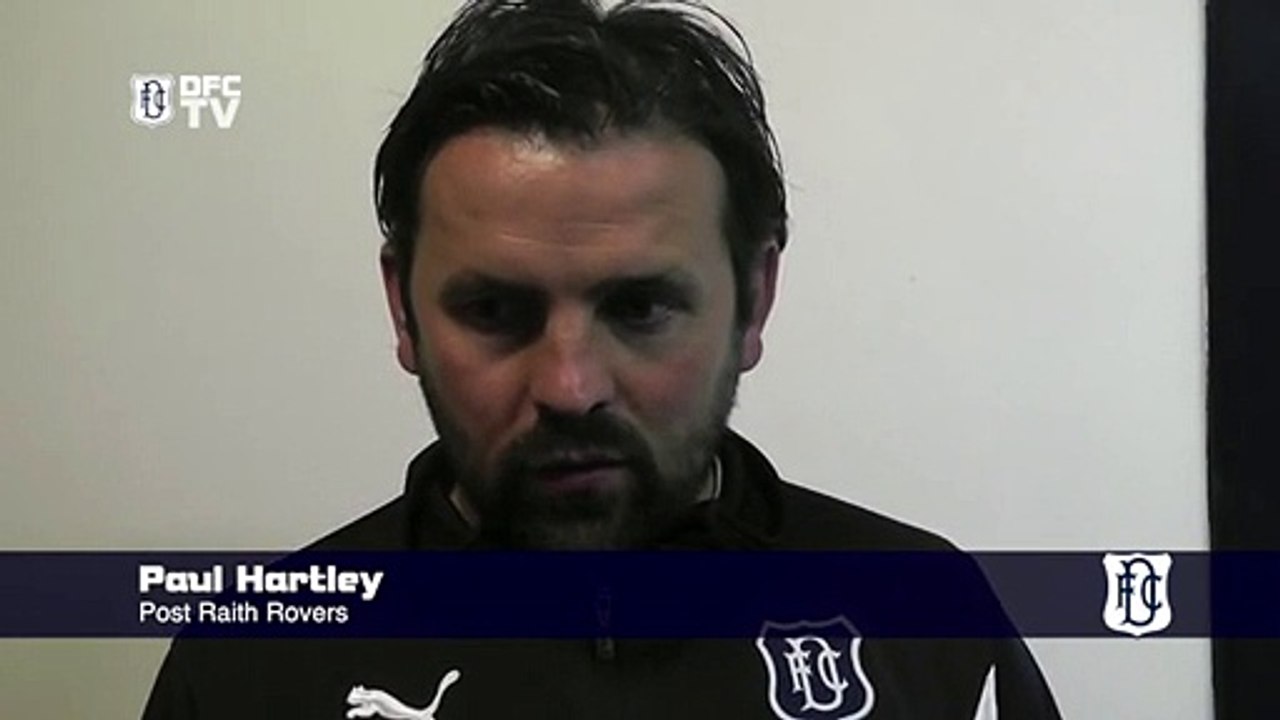 Paul Hartley post Raith Rovers League Cup