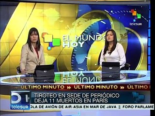 Francia: 2 hombres tirotean sede de semanario satírico, hay 11 muertos