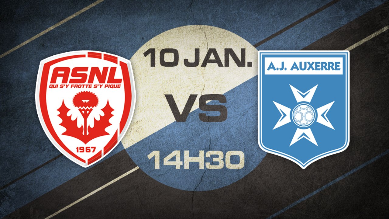 Samedi 10 Janvier à 14h30 - AS Nancy Lorraine (b) - AJ Auxerre (b) - CFA2 E
