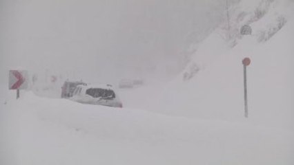 Bolu Dağı'nda Kar Yağışı