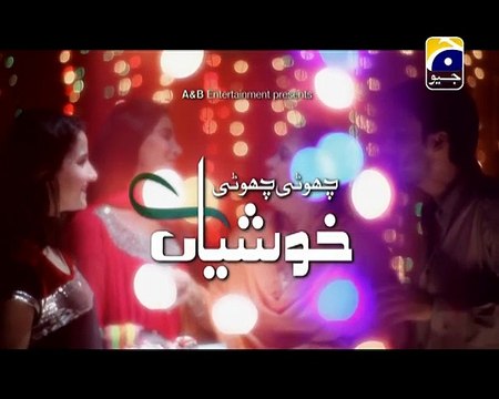 Chhoti Chhoti Khushiyan Episode 177 Full on Geo tv 7th Jan 2015