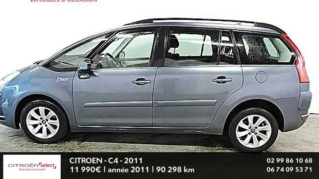 Annonce Occasion CITROëN Grand C4 Picasso HDi 110 FAP 7 pl Business BPM6 2011