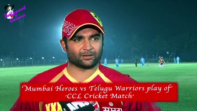 Mumbai Heroes vs Telugu Warriors play of 'CCL Cricket Match'