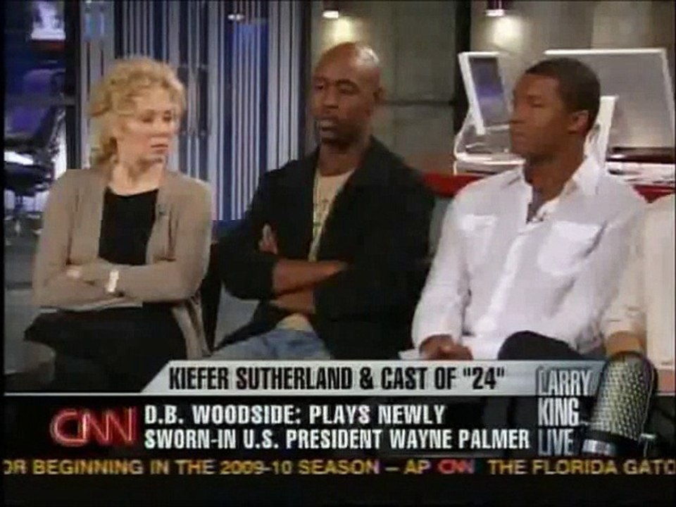 Cast of 24 on Larry King Live - Part 3