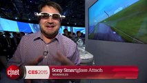 CES 2015 : Sony Smartglass Attach, où comment transformer n’importe ses lunettes en Google Glass.