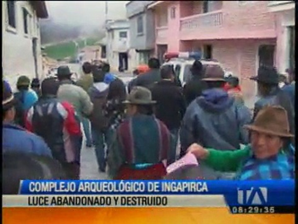 Complejo de Ingapirca luce abandonado y destruido