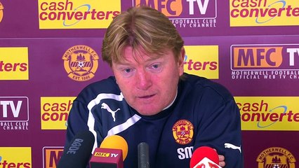 Motherwell - Stuart McCall pre Aberdeen 09-05-2014