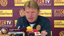 Motherwell - Stuart McCall Pre Inverness CT 15-08-14