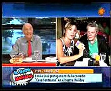 Emilio Disi hablando del éxito de Casa Fantasma en el Show de la Mañana - 07 de Enero