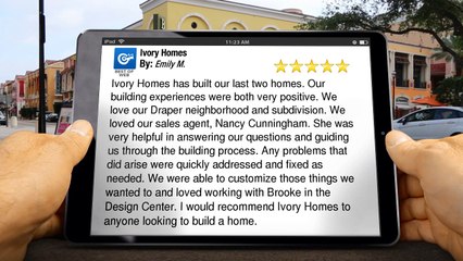 Ivory Homes Salt Lake CityGreat 5 Star Review by Emily M.