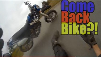 Bike Wrecked! - TTR 600 Motorcycle Wheelie CRASH