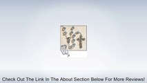 December (Blue Zircon) Double Capped Birthstone Rosary-- 25