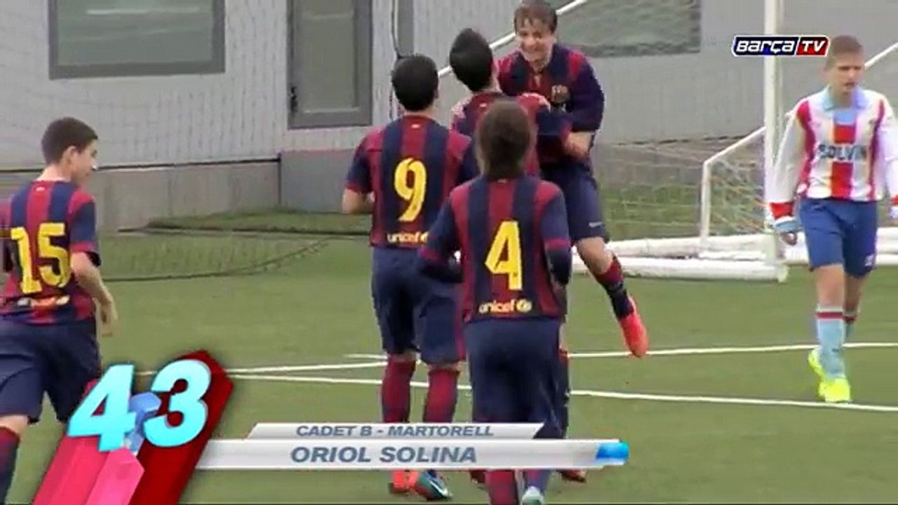 Não perca estes golaços, do ano de 2014, dos garotos da base do Barcelona