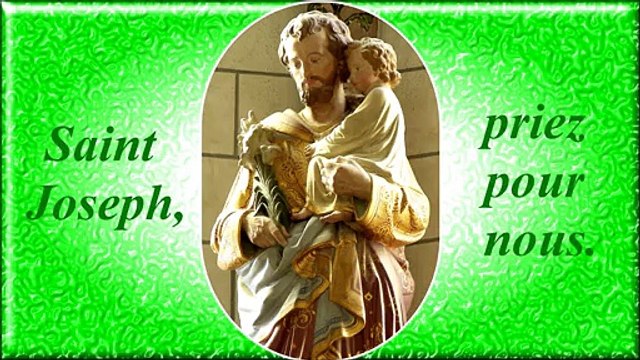 En l'honneur de St Joseph (cantique de St Louis-Marie Grignion de Montfort)