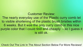 Plastic Curry Comb Review