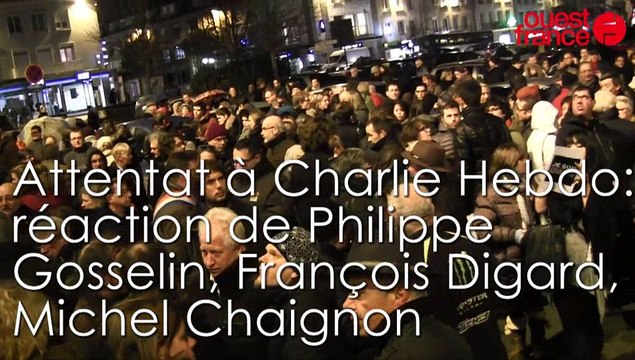 Attentat à Charlie Hebdo : Digard, Gosselin, Chaignon réagissent à Saint-Lô