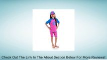 Girls size 8 Pink/Blue Sun UV Protective Rashguard Swimsuit swim shirt & shorts SPF 50 Swim Suit for Kids Age 8 Years Old Review
