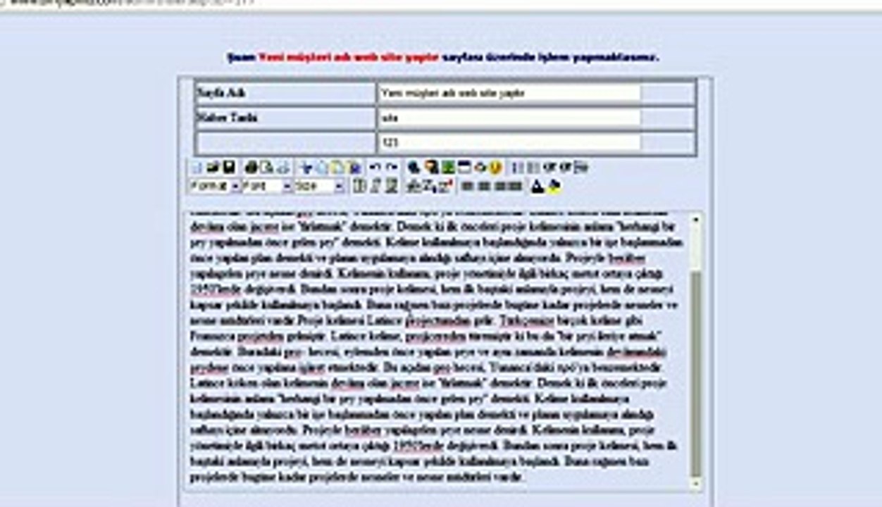 siteye yeni müşteri kaydı ve müşteri girişi