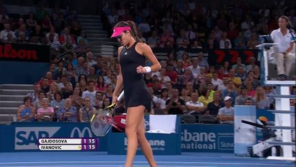 Brisbane - Ivanovic file en quarts