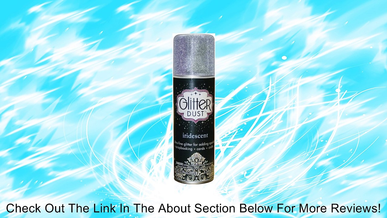 Thermo Web TW31-3 Glitter Dust Aerosol Spray Glitter, 4.2-Ounce, Iridescent Review
