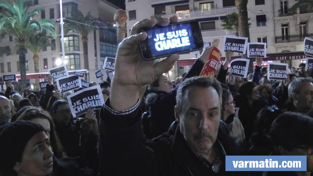 Charlie Hebdo: rassemblement de soutien à Toulon