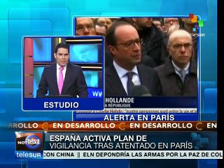 Pide Hollande unidad a Francia ante atentado contra Charlie Hebdo