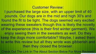 Chilly Dog Boyfriend Dog Sweater Review