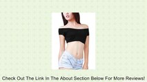 Allegra K Women Off Shoulder Short Sleeve Sexy Slim Crop Top Blouses Review