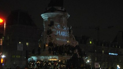 Thousands Gather In Paris To Support, Mourn Shooting Victims